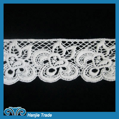 Fashion Available Flower Pattern Lace Edging for Garment