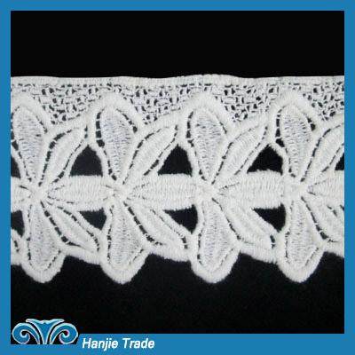 Fashion Available Flower Pattern Lace Edging for Garment