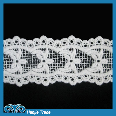 Fashion Available Flower Pattern Lace Edging for Garment