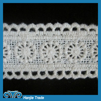 Wholesale Hot Sell Gorgeous Decorative White Lace Border#4-2027