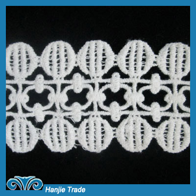 Wholesale Hot Sell Gorgeous Decorative White Lace Border # 4-2030