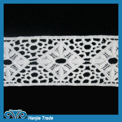 Wholesale Hot Sell Gorgeous Decorative White Lace Border #4-2031