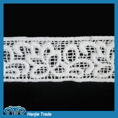 Wholesale Gorgeous White Bridal Guipure Lace Trim #4-2032