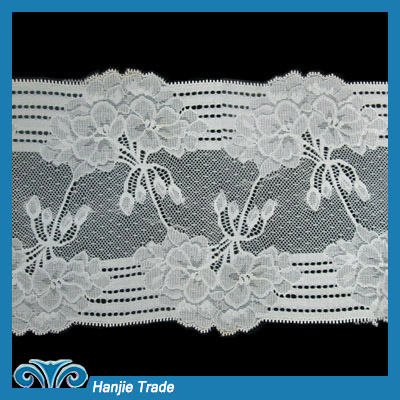 Bulk Rayon Lace on White Mesh #4-2081