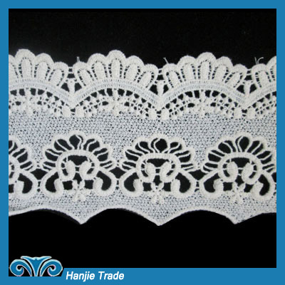Wholesale Gorgeous White Bridal Guipure Lace Trim #4-2082