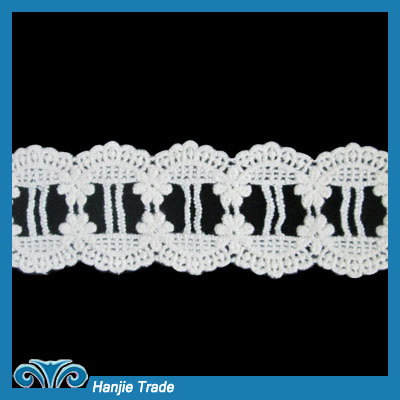 Wholesale Gorgeous White Bridal Guipure Lace Trim #4-2088