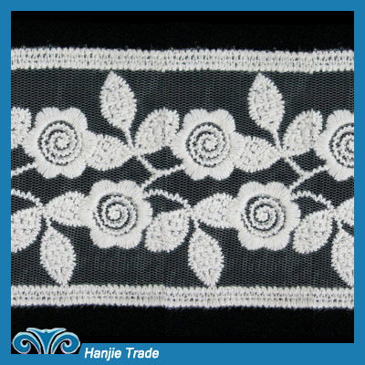 Wholesale Venice Cotton Embroidery Lace Trims Floral Lace#4-2123