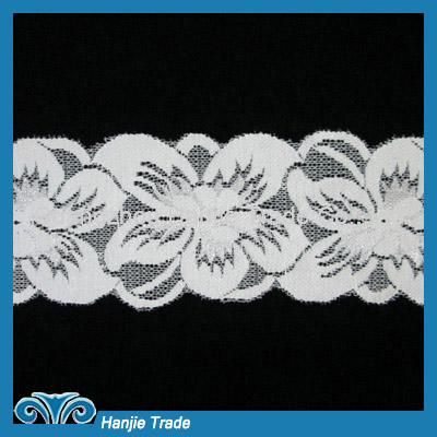 Wholesale Ivory Lace Embroidered Net Lace Trim #4-2112