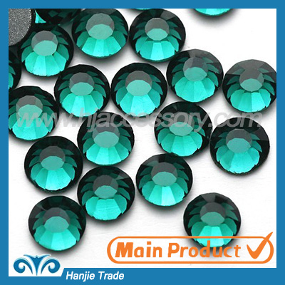 Flat Back Rhinestones Blue Zircon in Bulk