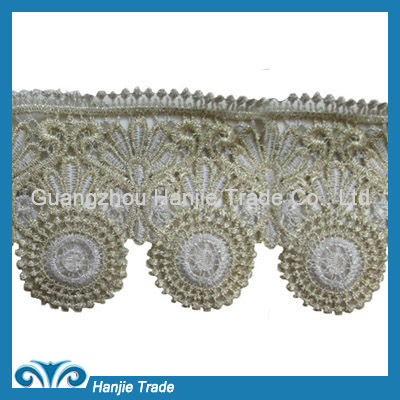 Wholesale Lace Embroidered Polyester  Lace Trim #4-2240