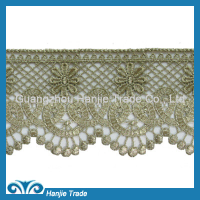 Wholesale Lace Embroidered Polyester  Lace Trim #4-2244
