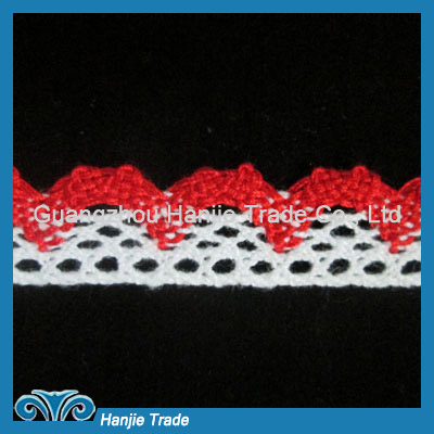 Wholesale Lace Embroidered Cotton Lace Trim #4-2188