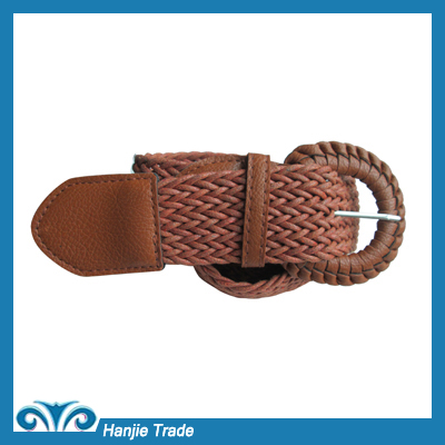 Hot Sale Brown Knitted Belts for Women in Wholesale