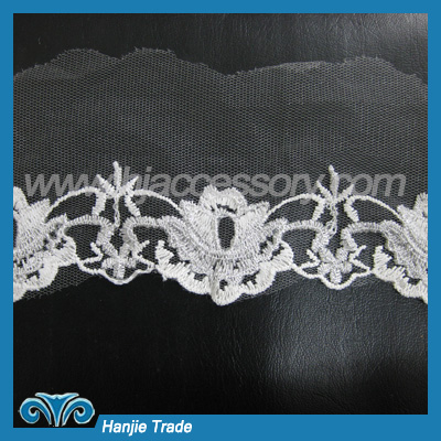 New Style Polyester Embroidery Lace Trim Design