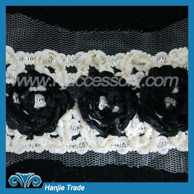 Wholesale High quality White Cording Lace Garment Accessories