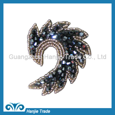 handmade hot fix crystal rhinestone applique