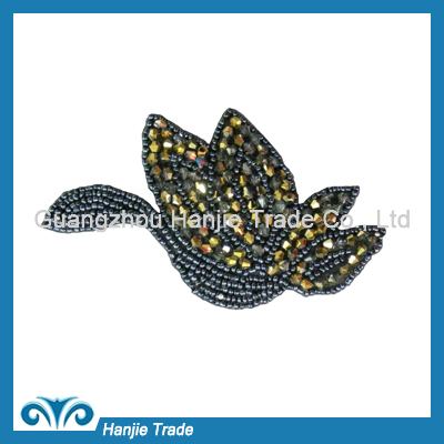 handmade hot fix crystal rhinestone patch