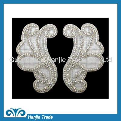 2014 new design handmade rhinestone applique