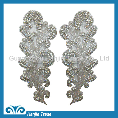 2014 new design handmade rhinestone applique