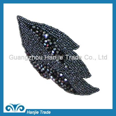 handmade hot fix crystal rhinestone patch