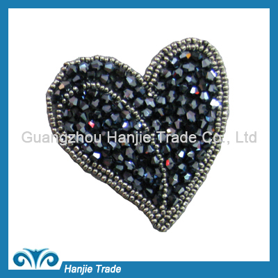 handmade hot fix crystal rhinestone applique