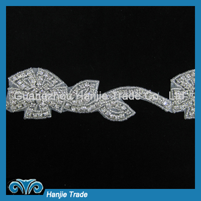 2011 new design handmade hot fix rhinestone trimming