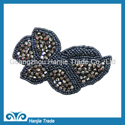 handmade hot fix crystal rhinestone patch