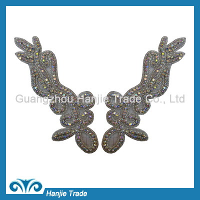 2014 new design handmade rhinestone applique