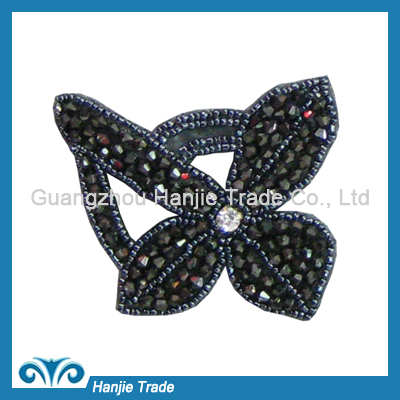 handmade hot fix crystal rhinestone applique