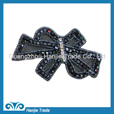 handmade hot fix crystal rhinestone patch