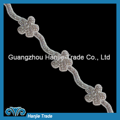 Wholesale Rhinestone Beaded Trim for Bridal Dress