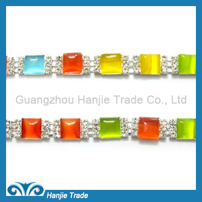 Wholesale Multi Colors Rhinestone Chain for Jewellery