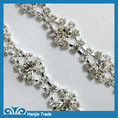 Fancy Rhinestone Chain Banding in Popular Desing