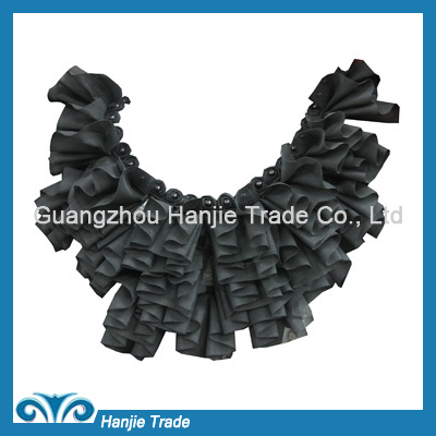 Supply Wholesale Black Floral Flowers Collar For Garment