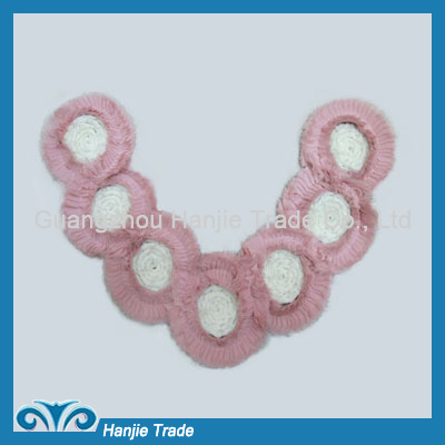 Elegant Chiffon Flower Applique for Garment