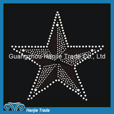 Wholesale Star Design in Hot fix Rhinestone Motif