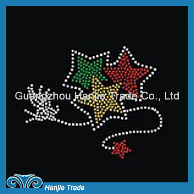 Wholesale Hotfix Crystal Motif with Star Design