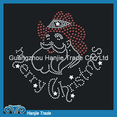 Wholesale Santa Claus Crystal Rhinestone Transfer