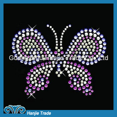 Wholesale Fancy Butterfly HotFix Rhinestone Motif