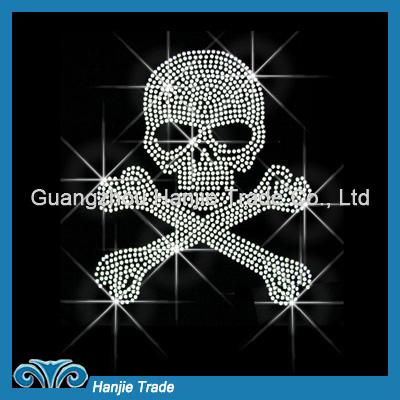 Fashion Skull Hot Fix Rhinestone Transfer