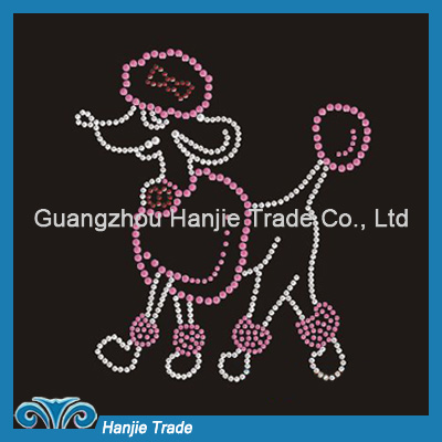 Wholesale Decorated Dog HotFix Rhinestone Motif