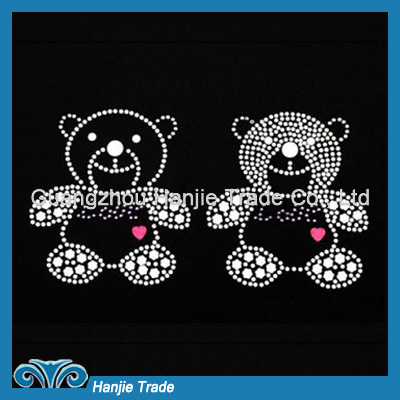 Bulk Hotfix Motif in Little Bear Design for Garments