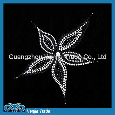 Wholesale Decorative Daisy Pattern Hotfix Crystal Motif