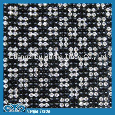 Handmade 24Rows Pearl Crystal Trimming in Wholesale