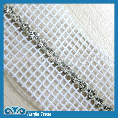 Hot Sale Rhinestone Crystal Trim in Single Row