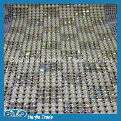 Hot Sale Pearl Rhinestone Banding in Wholesale