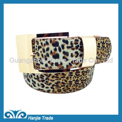 Hot Sale Fashion Wide Leopard Belts for Ladies in Wholesale