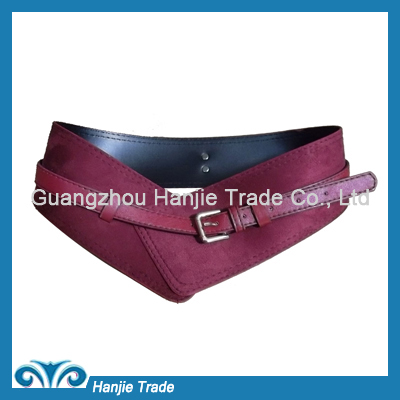 Hot Sale Fashion Date Red Wide Waist Belts for Women