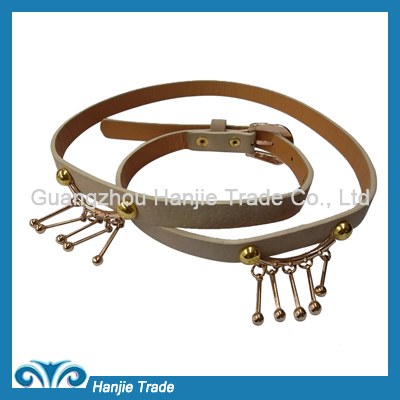 Hot Sale Fancy Pigskin Belts for Ladies in Wholesale