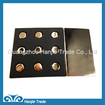 Wholesale Fashion Black and Gold Alloy Buckles for Belts